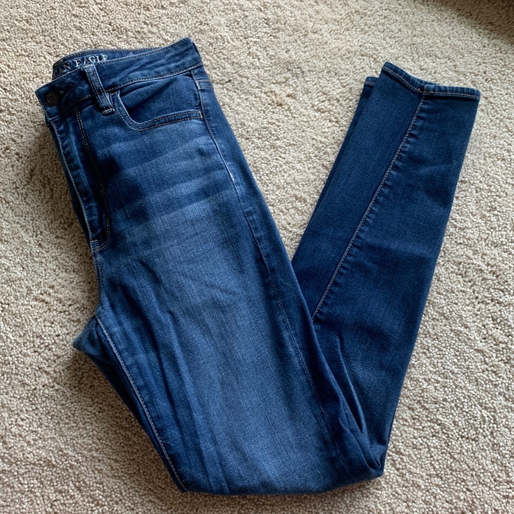 American Eagle Outfitters super stretch super hi-rise jegging skinny jeans